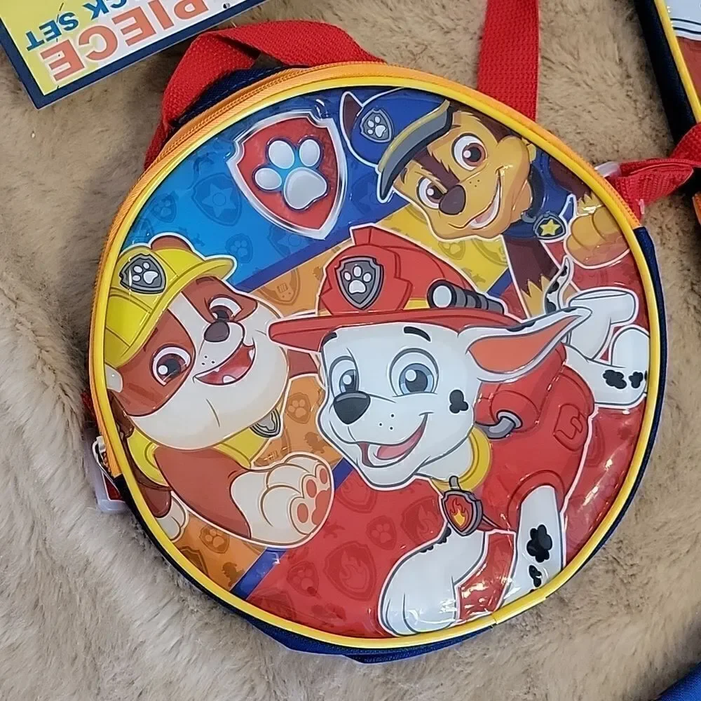 PAW PATROL 5-PIECE BACKPACK SET - NEW!